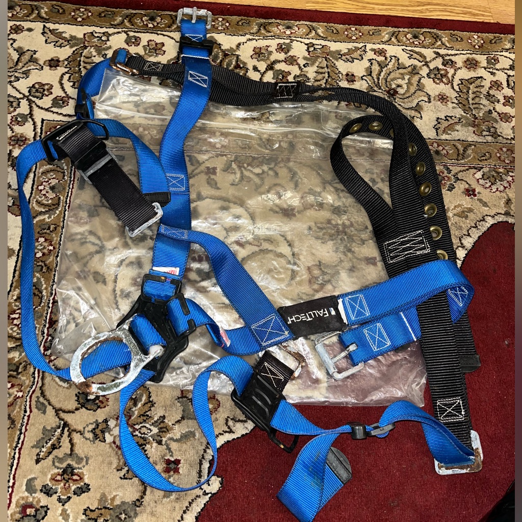 Set Of 2: Blue Falltech Harnesses